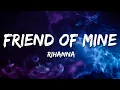 Lagu Rihanna - Friend Of Mine (from the Smurfs Movie Soundtrack) [Lyrics]