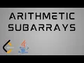 LeetCode 1630 Java Solution Arithmetic Subarrays