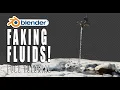 How to Fake Fluid simulation in Blender Full Tutorial Particles Metaballs