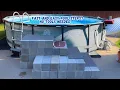 Easy Concrete Block Pool Steps