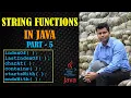 indexOf lastIndexOf charAt contains startsWith endsWith Methods In Java in Hindi