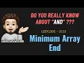 Minimum Array End How much you know about AND Detailed Leetcode 3133 codestorywithMIK