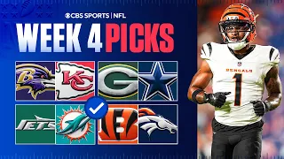 NFL Predictions and Picks For EVERY Week 4 Game Jets at Dolphins Bengals at Broncos Best Bets