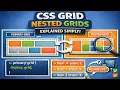 CSS Grid Nested Grids Tutorial in Hindi Urdu