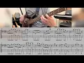 [Bass TAB] back number 『ある未来より愛を込めて』 Bass Cover ※モスバーガーCM曲