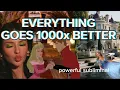 everything simply goes 1000x better than expected instant boost