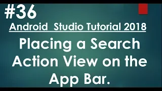 Android tutorial 2018 - 36