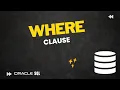 How to use WHERE clause and filter records in SQL Oracle SQL Live SQL