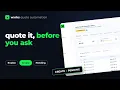 How to use wxrks Quote Automation