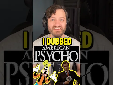 I dubbed AMERICAN PSYCHO with cartoon voices!