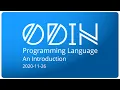 Odin Programming Language An Introduction - 2020-11-26