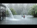Download Lagu Solutions for Sleeping, Walking in the rain rural indonesia | Rain Sound