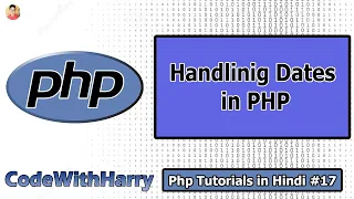 Date Function Handling Dates in Php PHP Tutorial