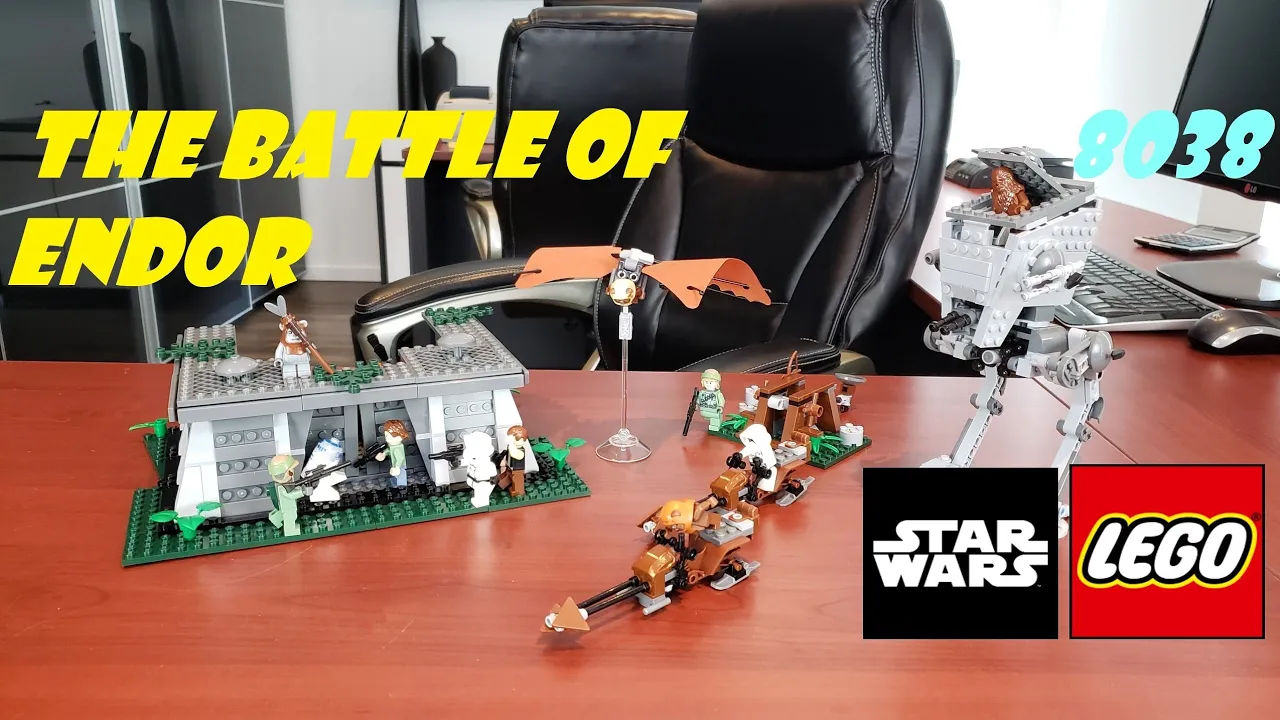 The Battle of Endor LEGO 8038 Star Wars - Stop motion review. 