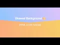 Skewed Background HTML CSS Tutorial codecompanion93