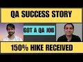 QA Success Story From Rejections to Automation Testing Job Real Interview Journey