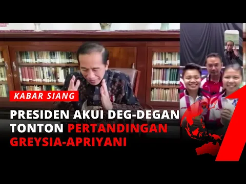 Sumringah, Momen Jokowi Video Call Bersama Greysia/Apriyani
