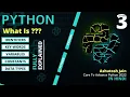 Python IDENTIFIERS KEYWORDS DATATYPE CONSTANT VARIABLES In Hindi 2022