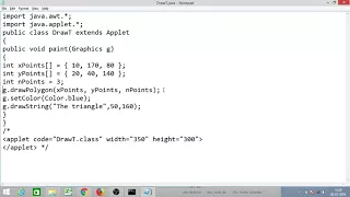 Using Graphics in Java applets II By Sridevi Taradi