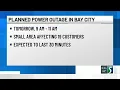 Planned power outage in Bay County