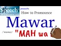 Lagu How to Pronounce Mawar