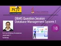 Data Base Task 18 DBMS Question Session 1st Year Java Institute Isuri Uththara