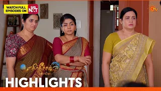 ethirneechal thodargiradhu highlights 10 july 2026 tamil serial sun tv