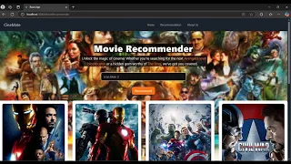 ML Movie Recommendation System with Flask React Python TMDB API
