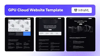 GPU Cloud Website Template InfraML - BRIX Templates