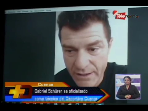 Gabriel Schürer es oficilizado como técnico del Deportivo Cuenca