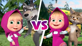 Canción des ABC vs Las Ruedas Del Autobús | TaDaBoom Español | Masha y el Oso 👶 Canciones para niños