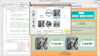 Image Watermarking Using DWT and DCT Matlab Project Code
