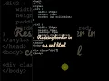 resizing border in css html tutorial