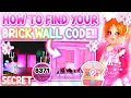 How To Find Your SECRET WALL CODE In The THRONE TOWERS Royale High Roblox