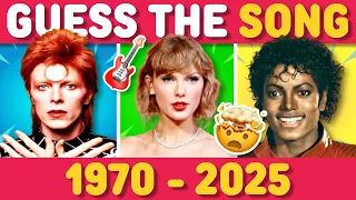 GUESS THE SONG 1970-2025 One Song per Year Music Quiz
