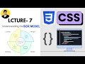 CSS BOX MODEL EXPLAINED MARGIN BORDER PADDING CONTENT L - 7 SR PROGRAMIST