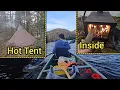 Lagu Icy Canoe Hot Tent Trip To Remote Island On Canadian Logging Roads