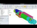 Intersect Group Split solid and Combine Ansys SpaceClaim Tutorial