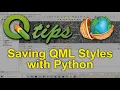 QGIS Python Tutorial Batch Export QML Styles for Multiple Layers