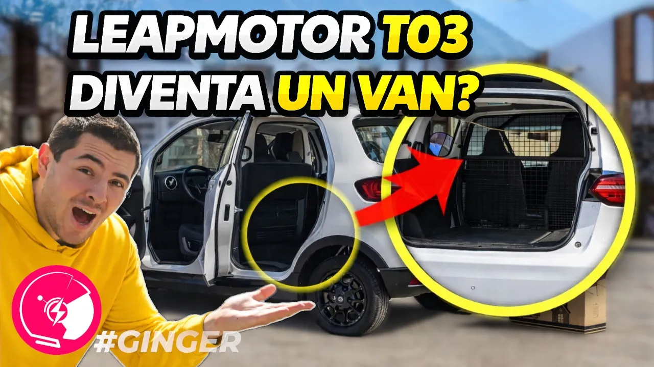 Leapmotor T03 VAN | ecco la citycar che diventa un furgone?!