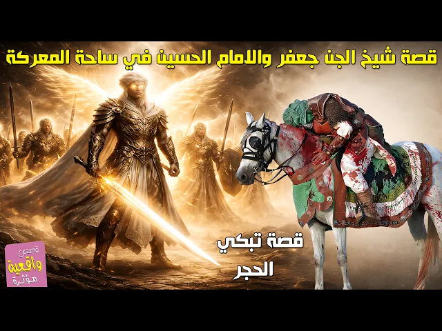⁣قصة شيخ الجن جعفر والامام الحسين (ع) في ساحة المعركة