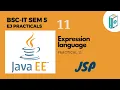Enterprise Java Tutorial Create a JSP page to demonstrate the use of Expression language