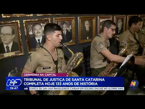 Tribunal de Justiça de SC comemora 133 anos com cerimônia em Florianópolis