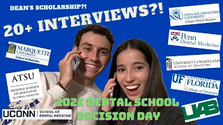 DENTAL SCHOOL ACCEPTANCE REACTIONS