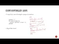 Lecture 3 Loops Selection Statements