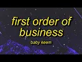 Download Lagu [1 HOUR] Baby Keem - first order of business (Lyrics)  wake up in the morning brush my teeth
