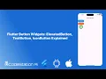 Flutter Button Widgets ElevatedButton TextButton and IconButton Explained Bengali Tutorial