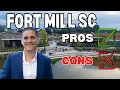 PROS and CONS Of Living in Fort Mill SC Living in Charlotte NC Suburbs 2024