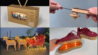 4 INCRÍVEIS COISAS DE PAPELÃO QUE VOCÊ PODE FAZER EM CASA