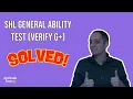 SHL General Ability Sample Test SOLVED 15 Questions Numerical Inductive Deductive